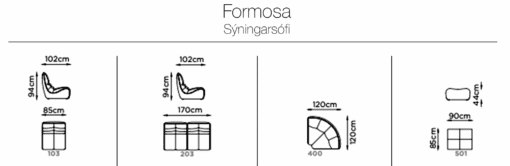 sýningarsófi á 50% tilboði, hornsófi, einingarsófi